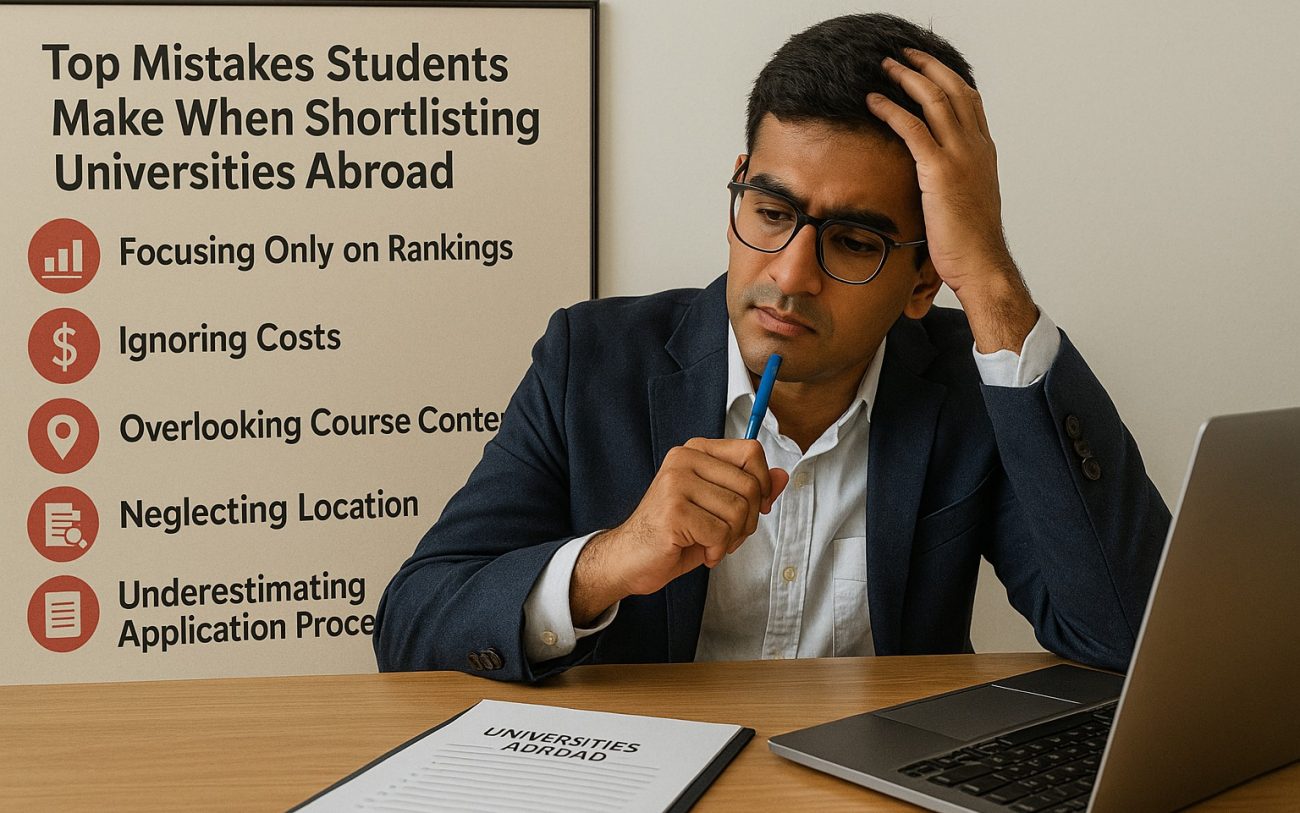 Shortlisting Universities Abroad