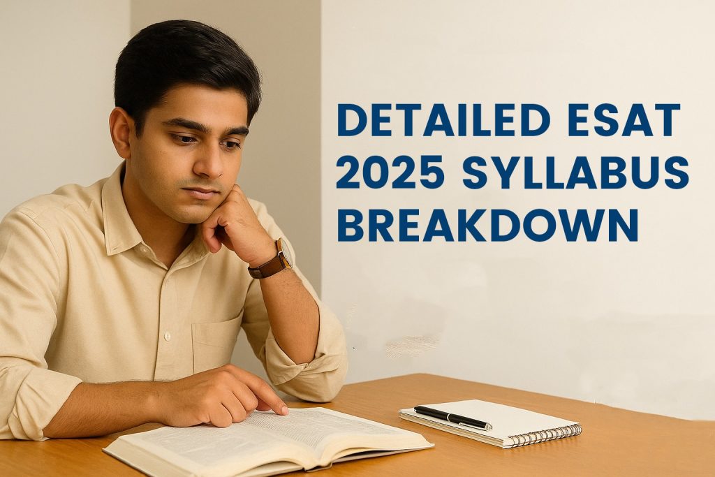 ESAT 2025 Syllabus Breakdown