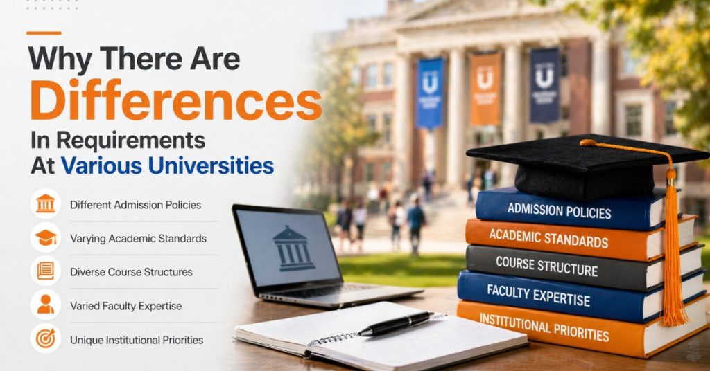 Requirements At Various Universities