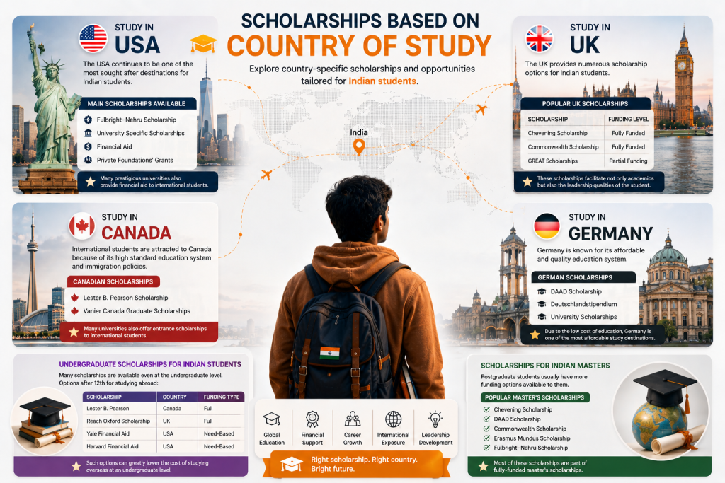 Scholarship and financial aid options for Indian students going abroad