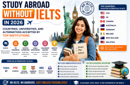 Study Abroad Without IELTS in 2026: Countries, Universities, and Alternatives Accepted by Top Institutions